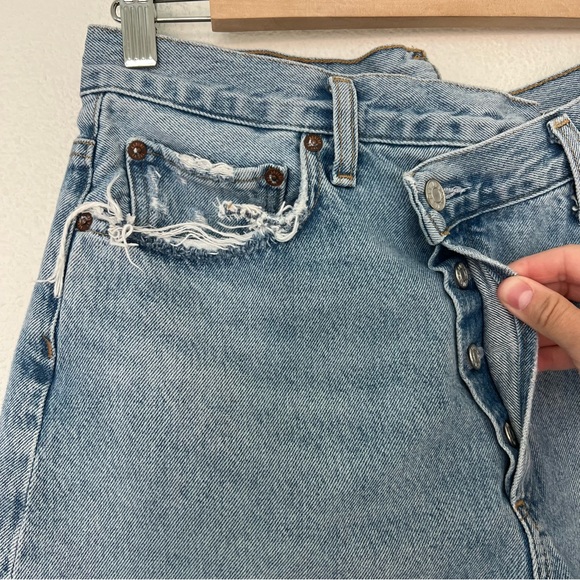 Agolde Criss Cross Short in Symbol 29 - Picture 4 of 12